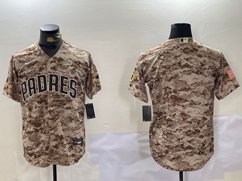 Men San Diego Padres Blank Camo Fashion 2024 Nike MLB Jersey style 1->indianapolis colts->NFL Jersey